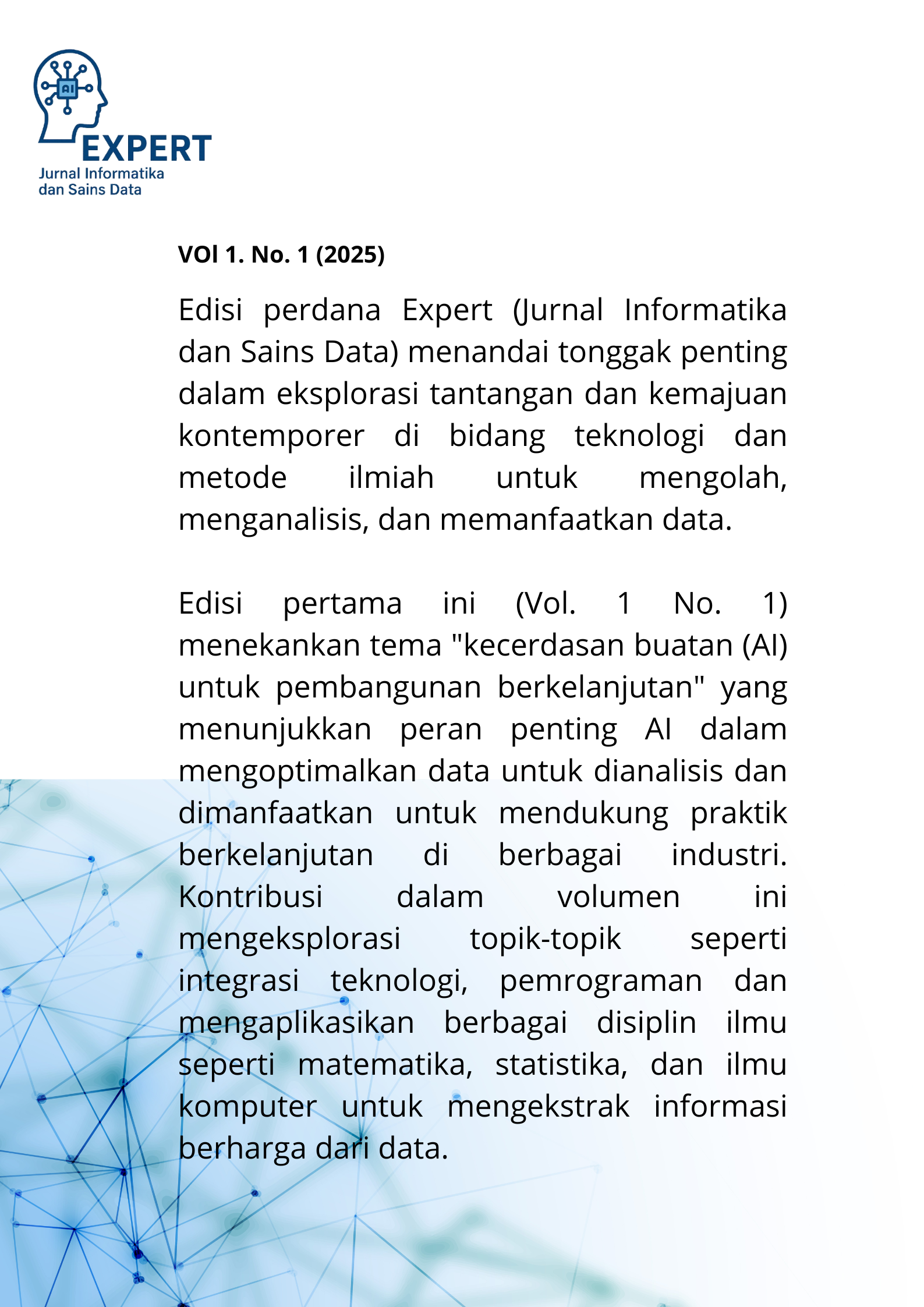 					View Vol. 1 No. 1 (2025): Vol. 1 No 1 (2025)
				